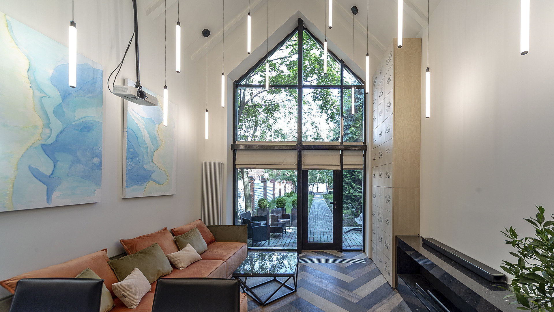 Алюминиевые окна в конструкции зимнего сада