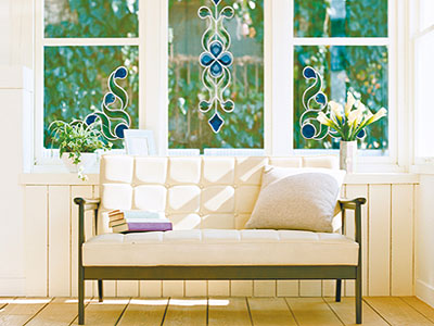 Множество техник декорирования стеклопакетов...